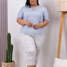comprar pijama calca capri pantacurt regata plus size fofuxa pijamas promocao online microfibra liganete renda estampado verao 3193 ae frente