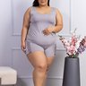 comprar pijama plus size regata sem manga bermuda renda short fofuxa pijamas promocao online microfibra liganete leve verao 3364 pc frente