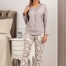 comprar pijama malha fria microfibra liganete inverno fofuxa pijamas longo online renda feminino botao pratico frente 3227