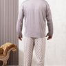 comprar pijama longo manga malha fria geladinho masculino plus size fofuxa online microfibra liganete 3235 xm costas