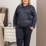 comprar pijama plus size quentinho malha fria geladinho feminino fofuxa online microfibra liganete 3385 lv pose