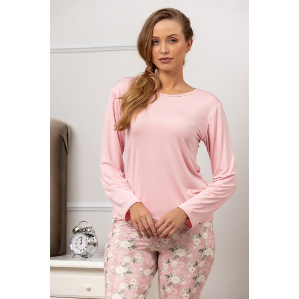 comprar pijama quentinho malha fria geladinho feminino fofuxa online microfibra liganete 3404 pb perto