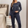comprar pijama quentinho longo inverno adulto malha fria geladinho feminino fofuxa pijamas promocao online microfibra liganete 3448 lv pose