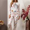 comprar pijama longo inverno adulto feminino quentinho confortavel fofuxa pijamas promocao online microfibra liganete 3500 gl frente