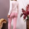 comprar pijama longo inverno adulto feminino quentinho confortavel fofuxa pijamas promocao online microfibra liganete 3505 ql costas