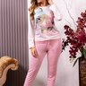 comprar pijama longo inverno adulto feminino quentinho confortavel fofuxa pijamas promocao online microfibra liganete 3505 ql pose