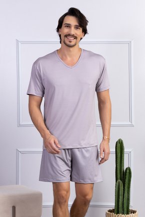 comprar pijama masculino microfibra online liganete fofuxa verao curto meio corpo 3039