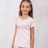 comprar pijama curto manga curta estampado shorts infantil juvenil malha fria online microfibra liganete verao 4340 dt 4341 perto
