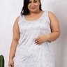06 camisola plus size regata verao soltinha azul microfibra