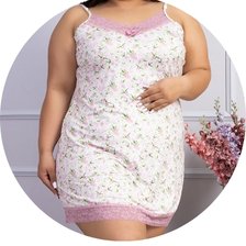 02 camisola plus size microfibra alcinha detalhe em renda rosa