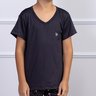 06 pijama infantil masculino curto microfibra de verao preto