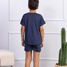 comprar pijama shorts infantil juvenil malha fria geladinho menino masculino fofuxa online microfibra liganete verao costas