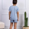 pijama curto manga curta estampado shorts infantil juvenil menino masculino fofuxa pijamas microfibra liganete verao 4027 ta 4028 costas