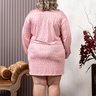 04 camisola plus size microfibra manga longa rosa