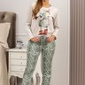 comprar pijama longo inverno adulto feminino quentinho confortavel fofuxa pijamas promocao online microfibra liganete 3505 ov frente