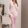 comprar pijama longo inverno adulto femenino fofuxa pijamas dupla face promocao online microfibra liganete verao 3518 rosa pose