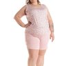 05 pijama regata shorts microfibra plus size rosa