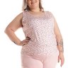 06 pijama regata shorts microfibra plus size rosa