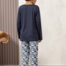 comprar pijama longo inverno infantil menino masculino quentinho confortavel fofuxa 4356 4357 pu costas