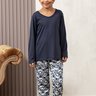 comprar pijama longo inverno infantil menino masculino quentinho confortavel fofuxa pijama 4356 4357 pu frente