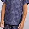 14 pijama microfibra infantil masculino estampado azul curto
