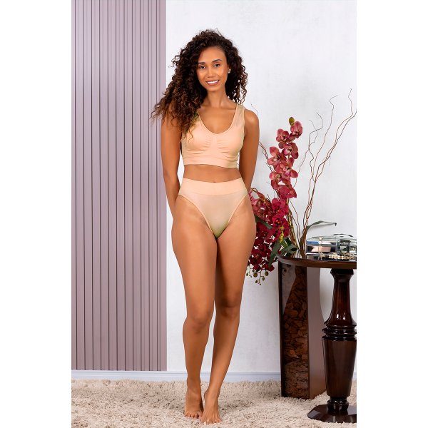 06 calcinha tanga poliamida cos largo feminina bege
