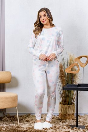 02 pijama longo microfibra feminino slim listra off white