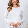 07 pijama longo microfibra feminino slim listra off white