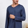 comprar online pijama masculino fofuxa microfibra longo inverno calca pijamas