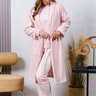 09 roupao longo feminino plush boucle rosa inverno