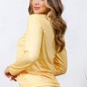 10 pijama longo feminino microfibra flanelado slim amarelo leao