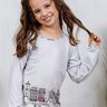 comprar pijama infantil juvenil microfibra flanelado menina fofuxa inverno meioo