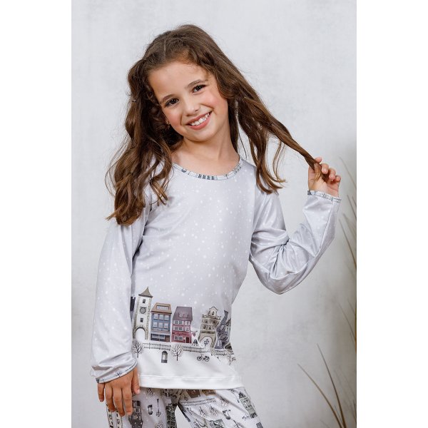 comprar pijama infantil juvenil microfibra flanelado menina fofuxa inverno meioo