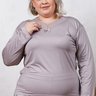 07 pijama longo rendado feminino plus size microfibra cinza orquidea