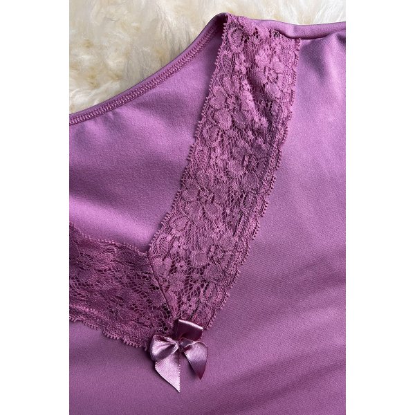 01 pijama longo feminino microfibra termico flanelado com renda rosa calca estampada