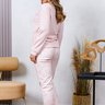 05 pijama longo plush feminino longo rosa sofisticado calcca coracao