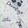 18 pijama longo plush boucle feminino longo estampado panda off