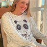 20 pijama longo plush boucle feminino longo estampado panda off