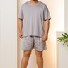 compra pijama masculino plus size microfibra calcao online verao frente