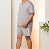 compra pijama masculino plus size microfibra calcao online verao lado