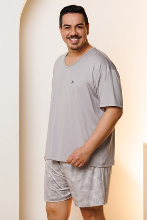compra pijama masculino plus size microfibra calcao online verao meiocorpo