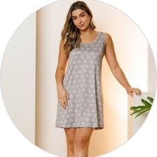 02 camisola curta microfibra feminina de regata soltinha verao cinza sofisticado