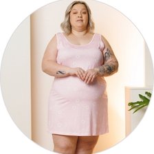 01 camisola curta plus size regata verao soltinha microfibra rosa claro