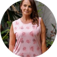 04 pijama curto feminino microfibra regatao com calcao rosa