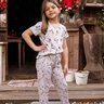 06 pijama long infantil feminino verao microfibra estampa de natal