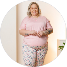 01 pijama curto feminino com renda microfibra capri plus size rosa chantilly