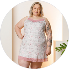 04 camisola curta plus size alcinha verao soltinha microfibra rosa floral