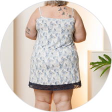 05 camisola curta plus size alcinha verao soltinha microfibra azul estampada