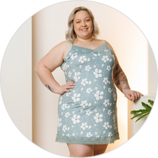 03 camisola curta plus size alcinha verao soltinha microfibra verde estampada