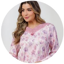 descritivo pijama feminino longo microfibra rosa flanelado termico fofuxa 2